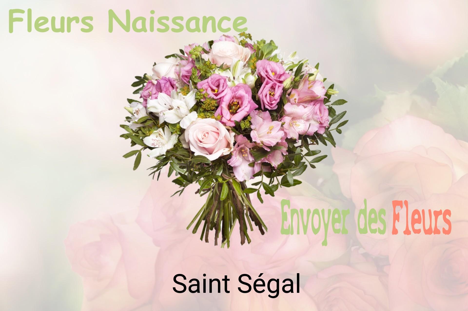Bouquet de fleurs de naissance livré à Saint-Ségal